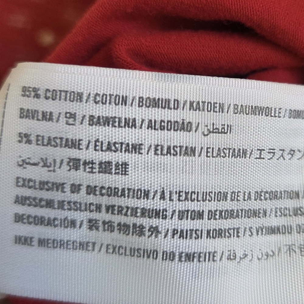 Hollister Burgundy A-Line Skirt - Picture 5 of 5